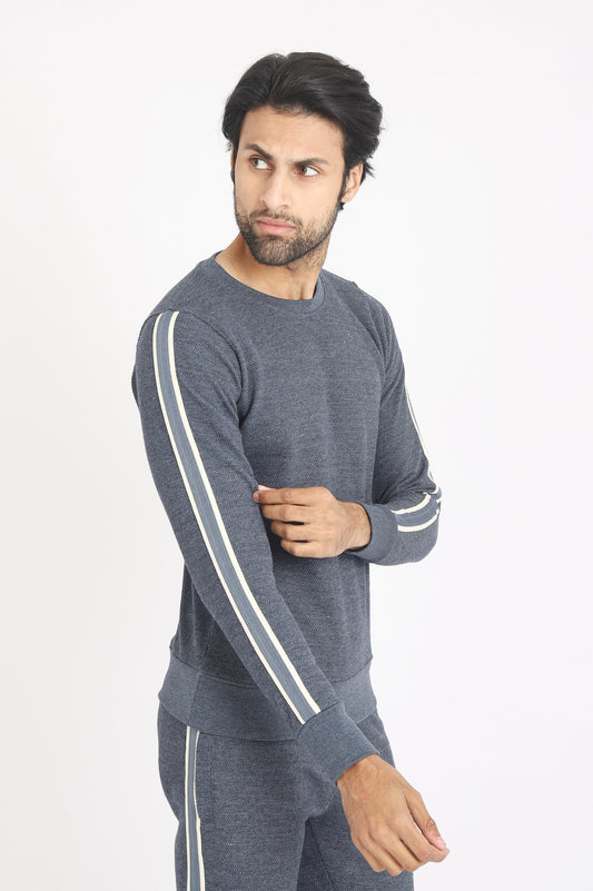 SUPER SOFT CREW NECK-DENIM