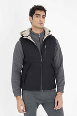 ALMAS HOODED PUFFER JACKET-KHAKI