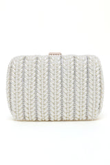 PEARLY CLUTCH-WHITE