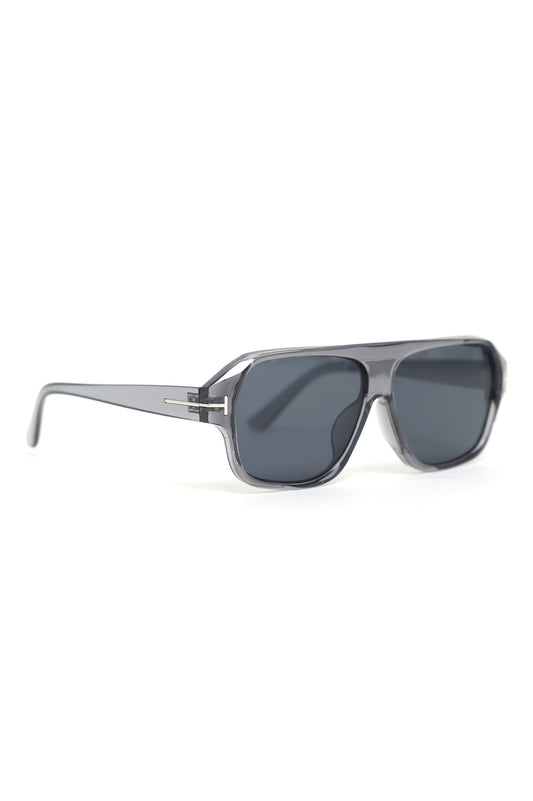 RECTANGULAR SUNGLASSES-BLACK