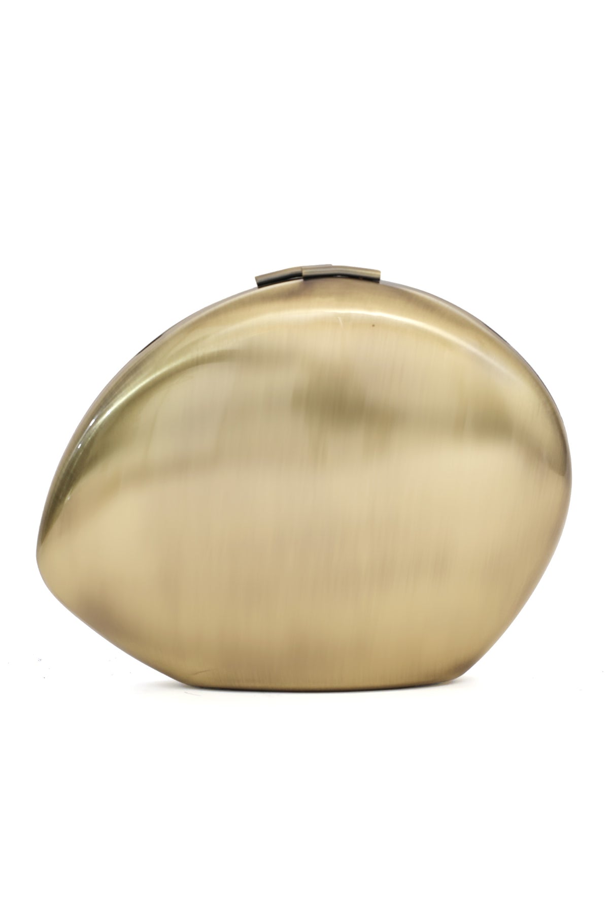 SLEEK METAL CLUTCH-BRONZE