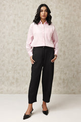 CLASSIC BUTTON-UP SHIRT WITH TAILORED FIT-PINK