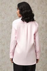 CLASSIC BUTTON-UP SHIRT WITH TAILORED FIT-PINK