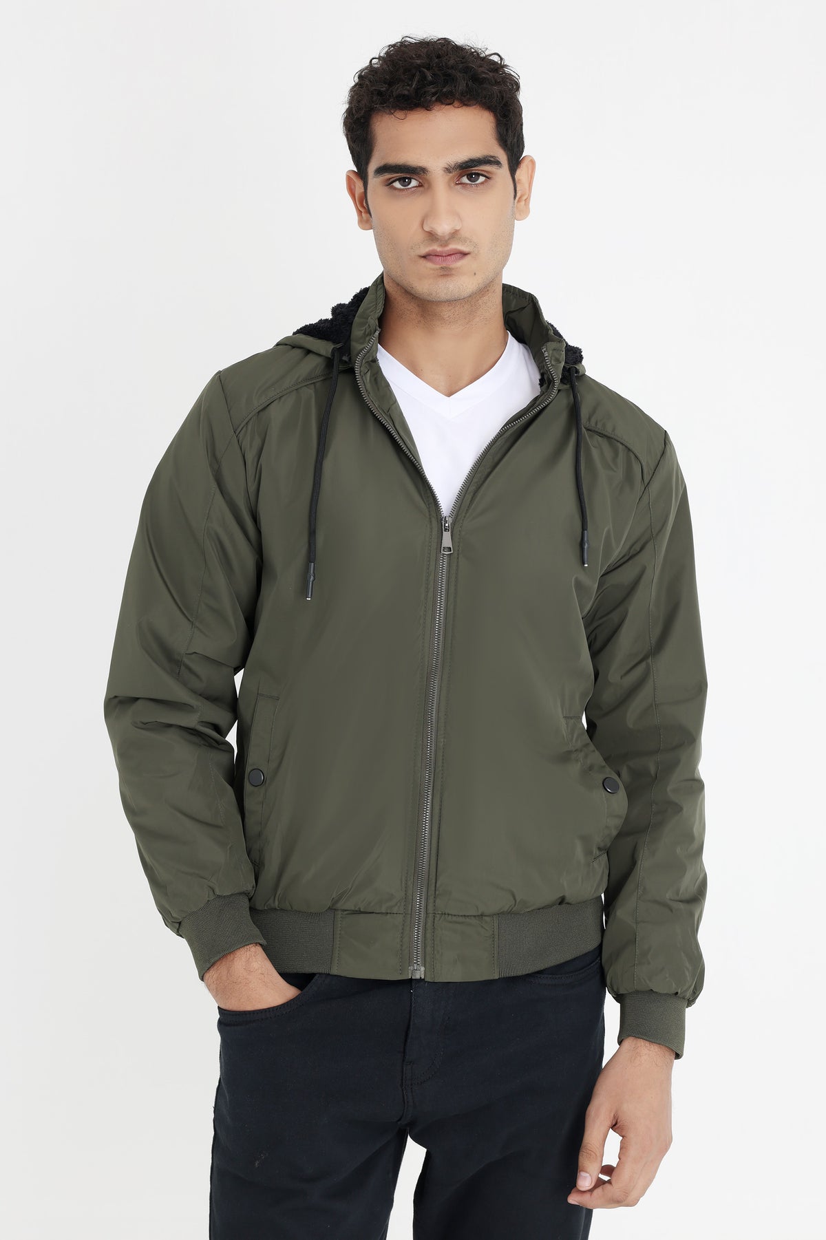 PUFFER JACKET-GREEN