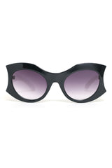 OVAL SUNGLASSES-WHITE