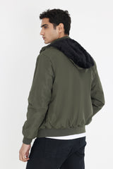 PUFFER JACKET-GREEN