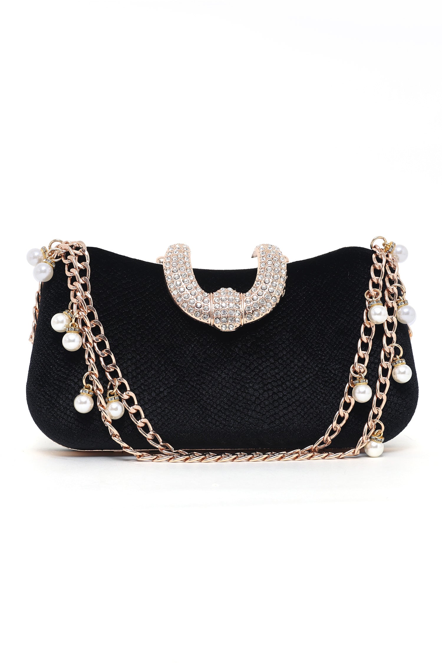 Gold black clutch outlet bag