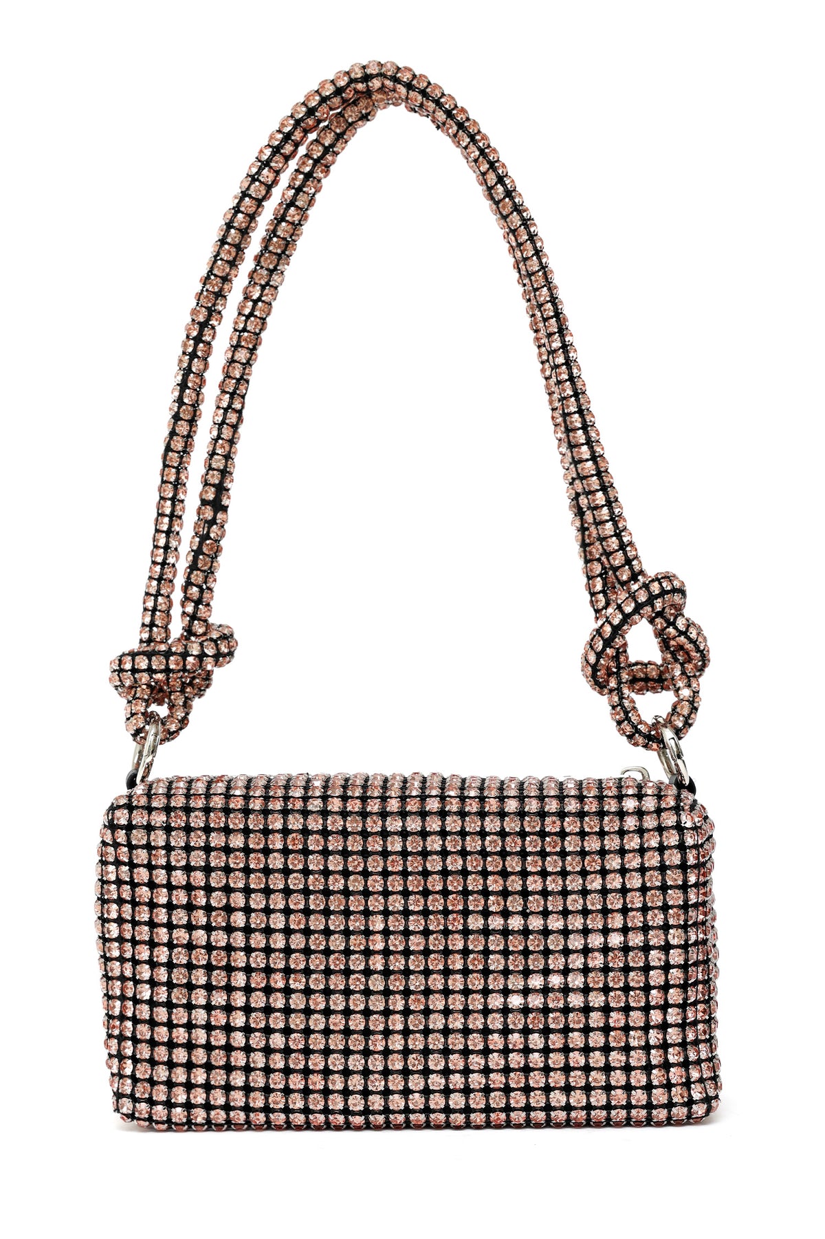 DAZZLING GEMSTONE MINI BAG-CHAMPAGNE