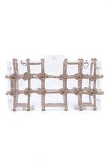 CLEAR CLUTCH -GOLD