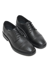 BROGUE DERBY CAP-TOE-BLACK