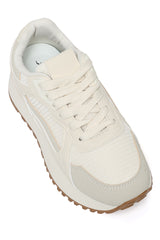 Classic Mesh Comfort Sneakers-Beige