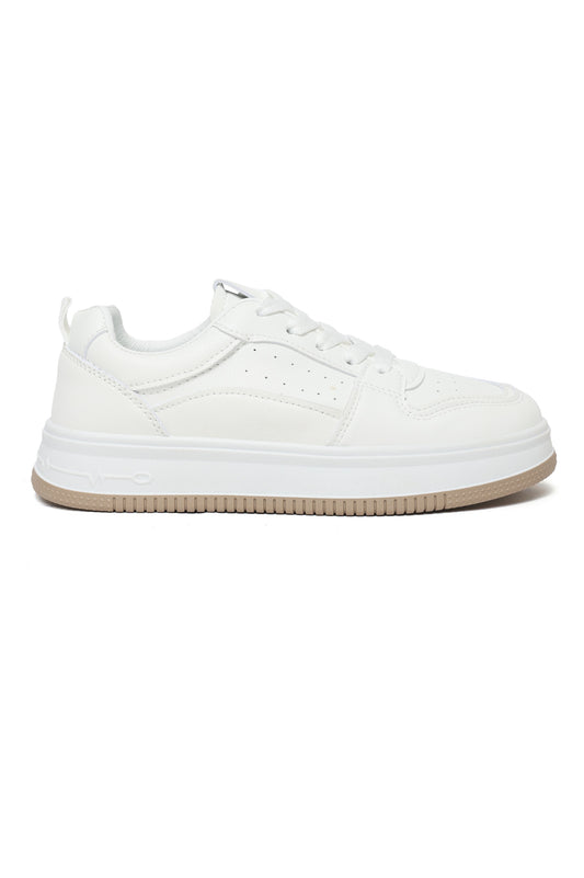 Classic Panel Sneakers-Wht/Khaki