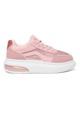 Rhinestone Accent Sneakers-Pink