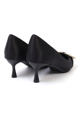 BROOCH HEELS-BLACK