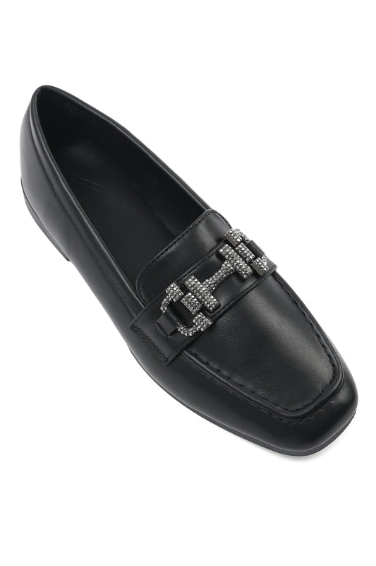 SPARKLE BIT LOAFERS-BLACK