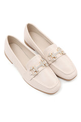 SPARKLE BIT LOAFERS-BEIGE