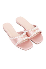 PEARL GLAM SLIDE-PINK