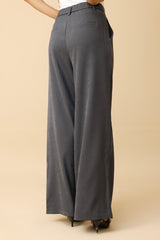 TAILORED RELAXED FIT PANTS-GREY