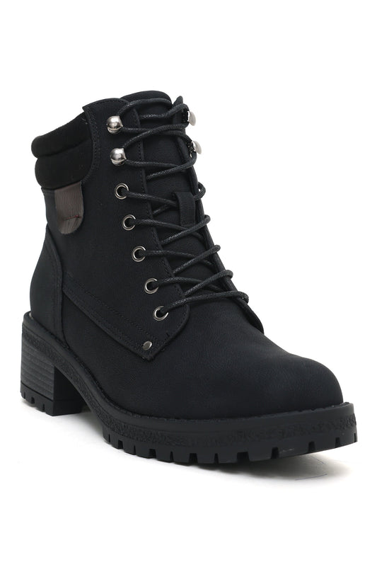 ANKLE BOOTS-BLACK