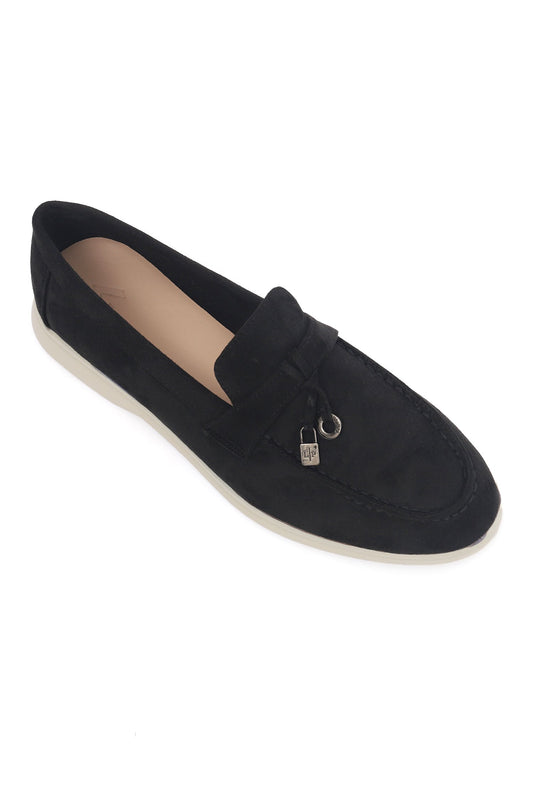 TASSEL LOAFERS-BLACK