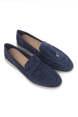 TASSEL LOAFERS-BLUE