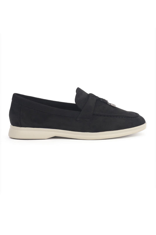 TASSEL LOAFERS-BLACK