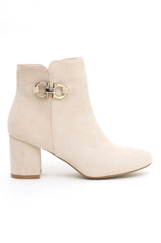 SUEDE BOOTS-BEIGE