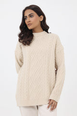 ALMAS SWEATER-BEIGE