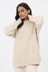 ALMAS SWEATER-BEIGE