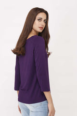 BASIC TSHIRT-DARK-PURPLE