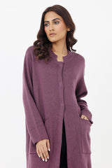 WOOLEN SWEATER-PURPLE