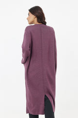 WOOLEN SWEATER-PURPLE