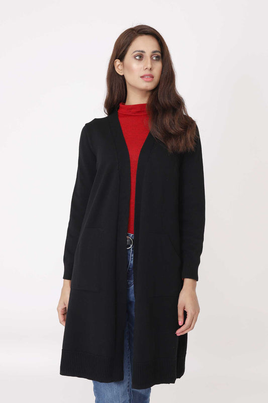 LONG SWEATER-BLACK