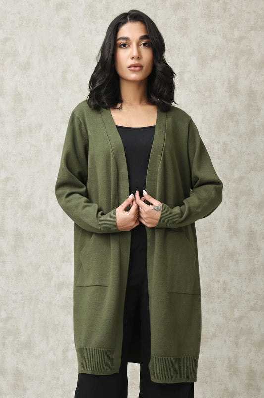 LONG SWEATER-GREEN