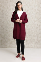 LONG SWEATER-RED