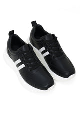 DYNAMIC STRIPE KICKS-BLACK