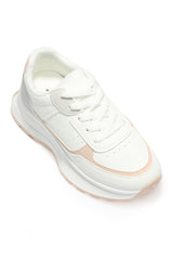 ELEVATE CHUNKY SNEAKERS-WHITE/PINK