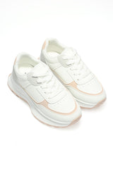 ELEVATE CHUNKY SNEAKERS-WHITE/PINK