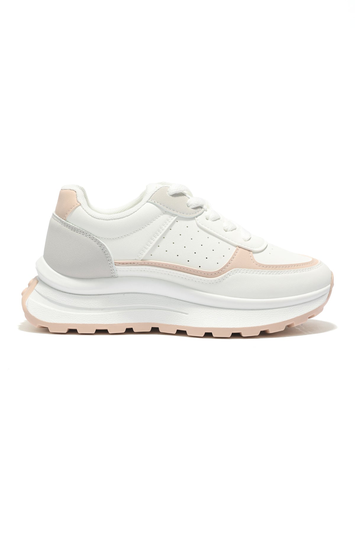 ELEVATE CHUNKY SNEAKERS-WHITE/PINK