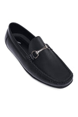 EMBOSSED LOAFERS-BLACK