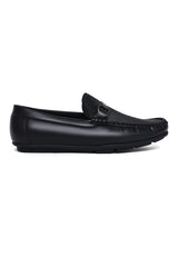 EMBOSSED LOAFERS-BLACK