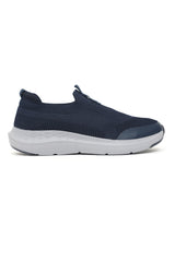 MEN'S FLEX KNIT SLIP-ON SNEAKERS-NAVY