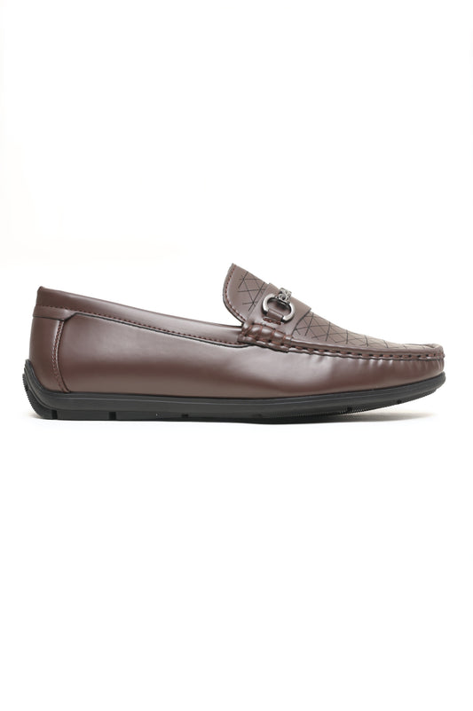 ELITE CHAIN LOAFERS-COFFEE