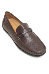 ELITE CHAIN LOAFERS-COFFEE