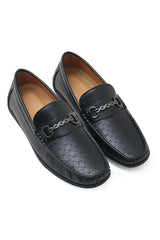 ELITE CHAIN LOAFERS-BLACK