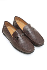 ELITE CHAIN LOAFERS-COFFEE