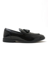 LUXE TASSEL LOAFERS-BLACK