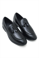 LUXE TASSEL LOAFERS-BLACK