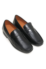 MEN'S CLASSIC PENNY LOAFERS-BLACK