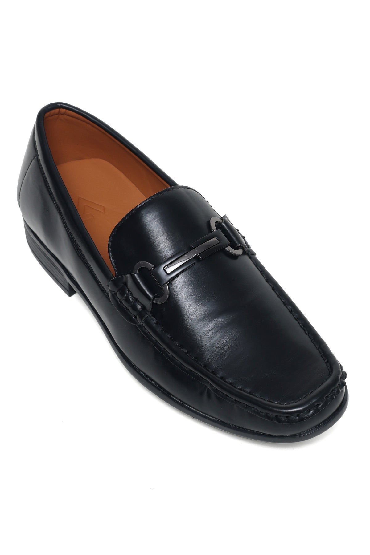 PREMIUM BIT DETAIL LOAFERS-BLACK